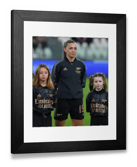 Framed Print : Group C Showdown: Juventus vs. Arsenal - Battle in Turin, UEFA Women's Champions League (2022-23)