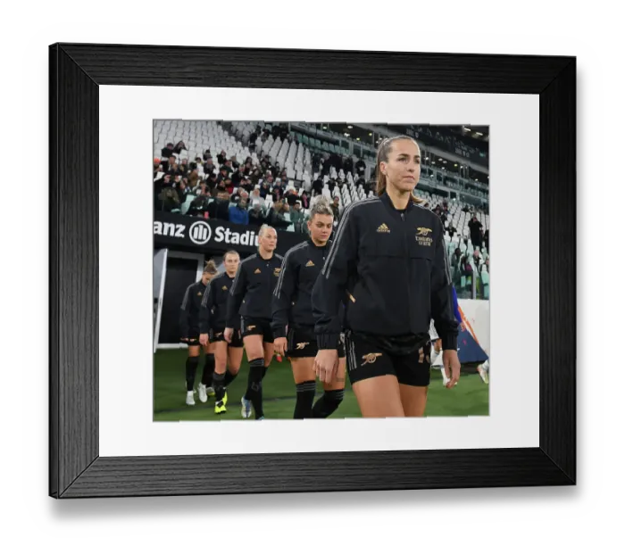 Framed Print : Juventus vs Arsenal: Group C - UEFA Women's Champions League Showdown