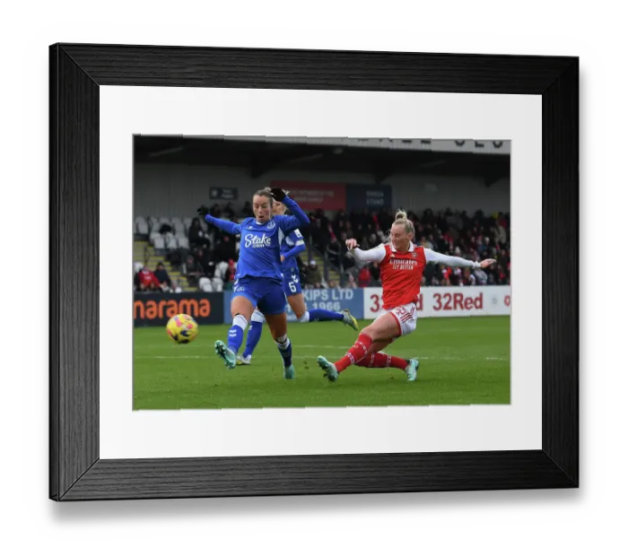 Framed Print : Intense Rivalry: Blackstenius vs. Sevecke Showdown - Arsenal Women vs. Everton Women, FA Women's Super League Framed Print : Intense Rivalry: Blackstenius vs. Sevecke Showdown - Arsenal Women vs. Everton Women, FA Women's Super League