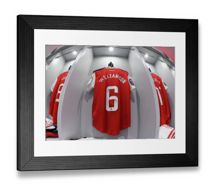 Framed Print : Arsenal Women Prepare for FA WSL Showdown Against Everton: Gear Up at Meadow Park