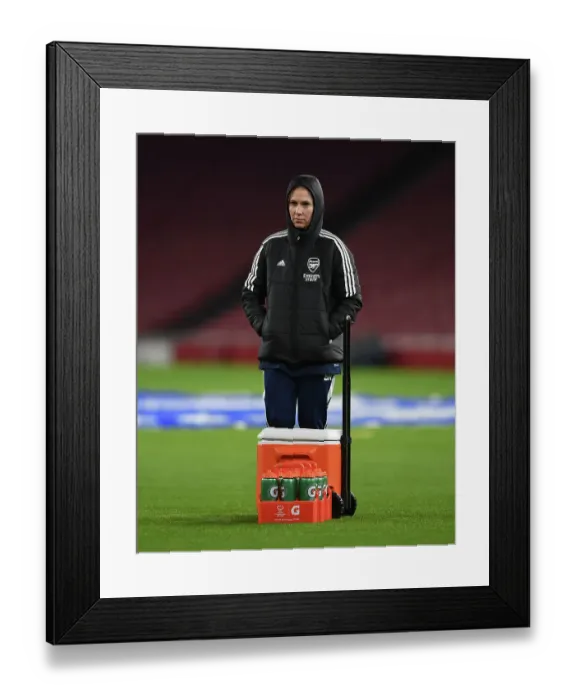 Framed Print : Arsenal WFC vs Juventus FC: Nutritionist Stephanie Ridley Ahead of UEFA Women's Champions League Clash at Emirates Stadium