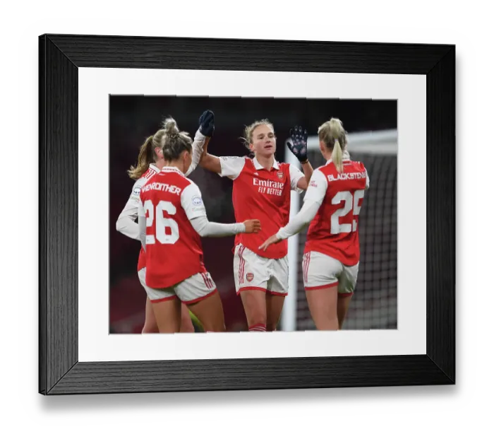 Framed Print : Vivianne Miedema Scores the Winning Goal: Arsenal Women's UEFA Champions League Triumph over Juventus at Emirates Stadium Framed Print : Vivianne Miedema Scores the Winning Goal: Arsenal Women's UEFA Champions League Triumph over Juventus at Emirates Stadium