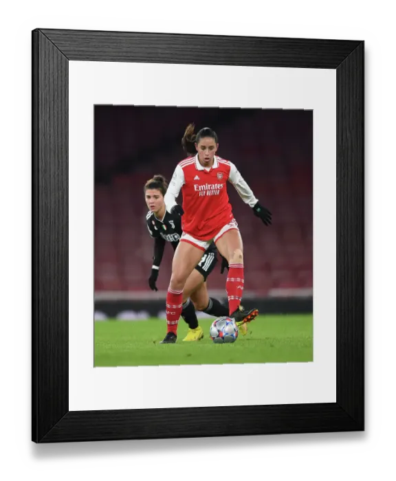 Framed Print : Arsenal WFC vs Juventus FC: A Battle in UEFA Women's Champions League Group C