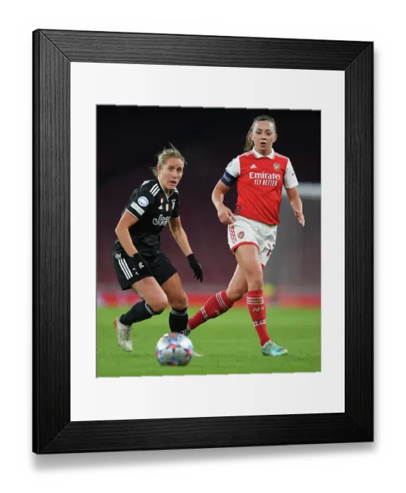 Framed Print : Arsenal WFC vs Juventus FC: A Battle in UEFA Women's Champions League Group C Framed Print : Arsenal WFC vs Juventus FC: A Battle in UEFA Women's Champions League Group C