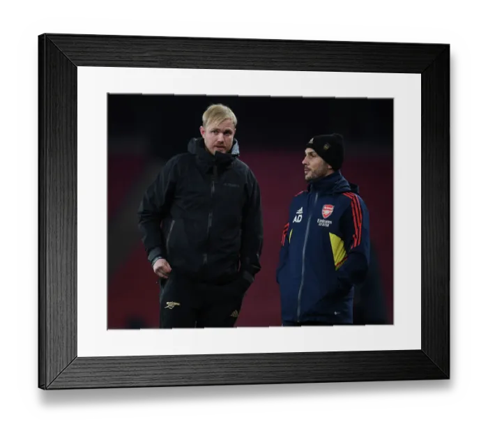 Framed Print : Jonas Eidevall and Aaron D'Antino Lead Arsenal Women in UEFA Champions League Clash Against Juventus at Emirates Stadium (December 2022) Framed Print : Jonas Eidevall and Aaron D'Antino Lead Arsenal Women in UEFA Champions League Clash Against Juventus at Emirates Stadium (December 2022)