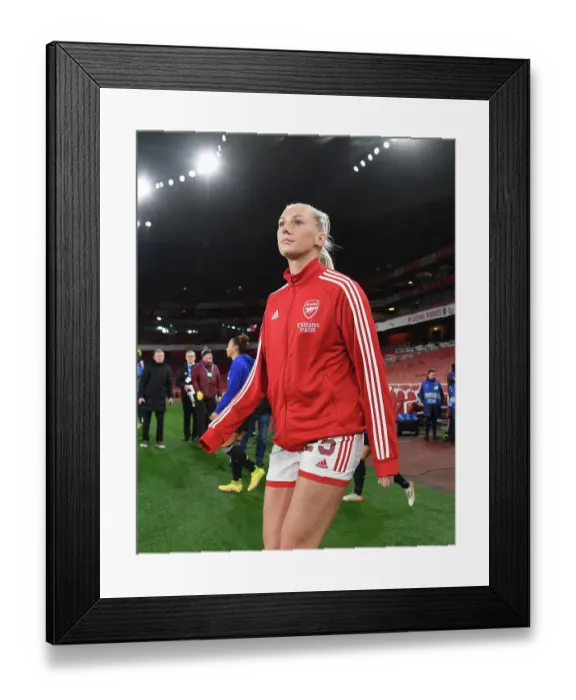 Framed Print : Arsenal WFC vs Juventus FC: Battle in Group C - UEFA Women's Champions League