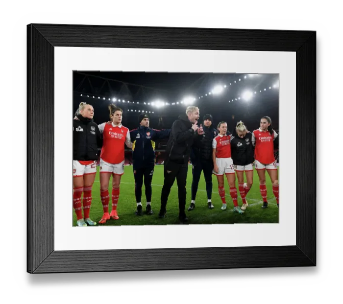 Framed Print : Arsenal Women vs Juventus: Eidevall's Team Fights in UEFA Champions League Group C Framed Print : Arsenal Women vs Juventus: Eidevall's Team Fights in UEFA Champions League Group C