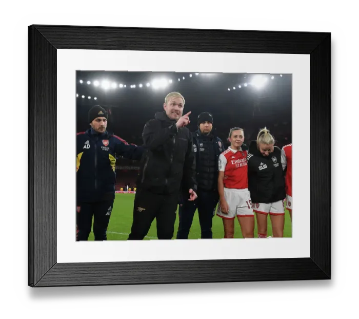 Framed Print : Arsenal Women vs Juventus: Group C - UEFA Women's Champions League Showdown at Emirates Stadium