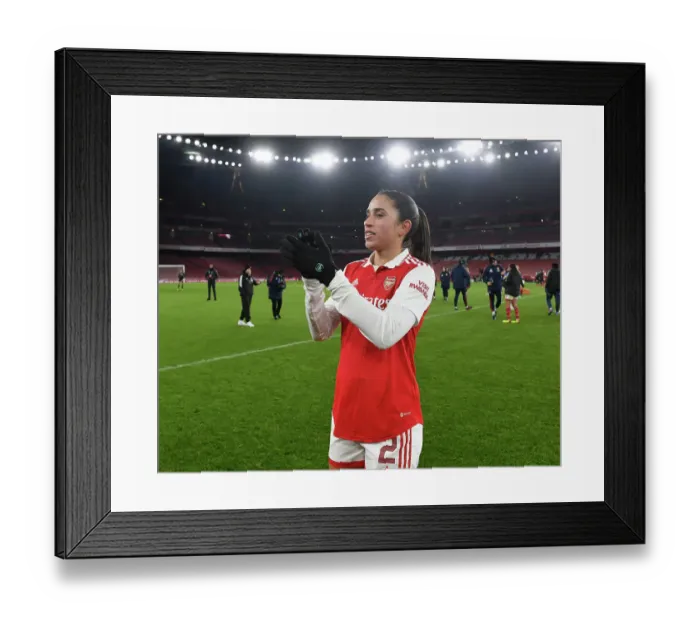 Framed Print : Arsenal Women vs Juventus Women: UEFA Champions League Showdown at Emirates Stadium
