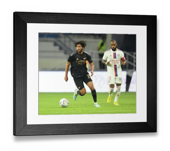Framed Print : Arsenal vs. Olympique Lyonnais: Dubai Super Cup Showdown, 2022 Framed Print : Arsenal vs. Olympique Lyonnais: Dubai Super Cup Showdown, 2022