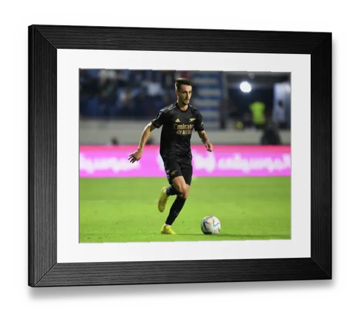 Framed Print : Arsenal vs. Olympique Lyonnais: Dubai Super Cup Clash (2022-23) Framed Print : Arsenal vs. Olympique Lyonnais: Dubai Super Cup Clash (2022-23)