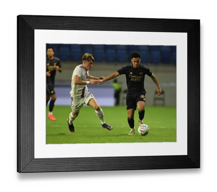 Framed Print : Arsenal vs. Olympique Lyonnais: Dubai Super Cup Showdown, 2022 Framed Print : Arsenal vs. Olympique Lyonnais: Dubai Super Cup Showdown, 2022