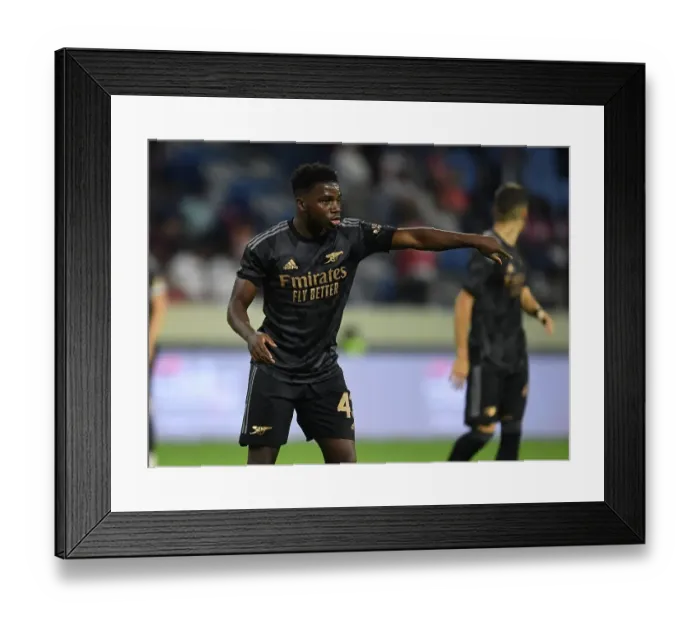 Framed Print : Arsenal vs. Olympique Lyonnais: Dubai Super Cup Clash, 2022 Framed Print : Arsenal vs. Olympique Lyonnais: Dubai Super Cup Clash, 2022