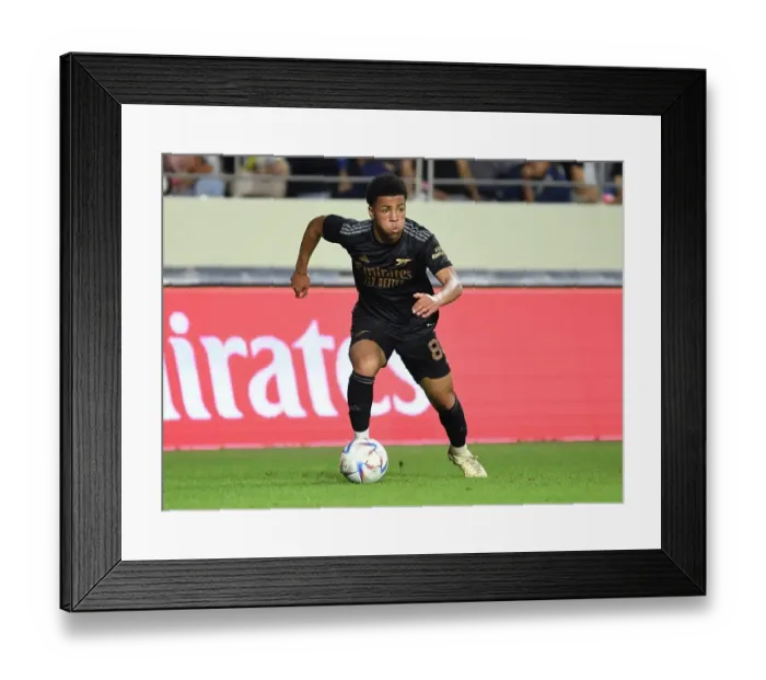 Framed Print : Arsenal vs. Olympique Lyonnais: Dubai Super Cup Clash, 2022 Framed Print : Arsenal vs. Olympique Lyonnais: Dubai Super Cup Clash, 2022