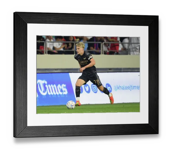 Framed Print : Arsenal vs. Olympique Lyonnais: Dubai Super Cup Showdown, 2022 Framed Print : Arsenal vs. Olympique Lyonnais: Dubai Super Cup Showdown, 2022
