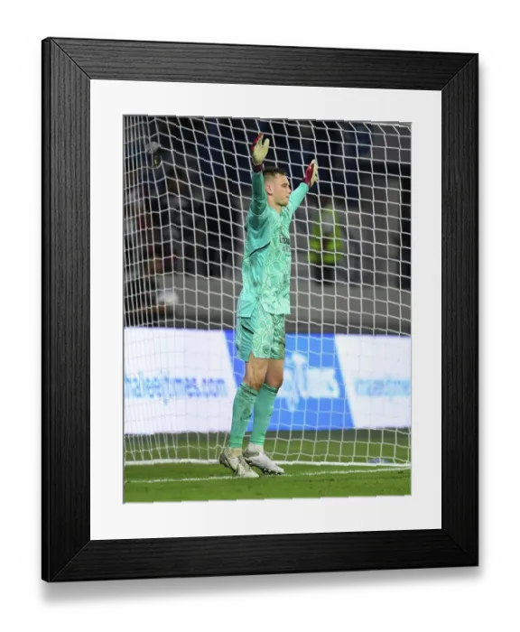 Framed Print : Arsenal vs. Olympique Lyonnais: Dubai Super Cup Clash, 2022