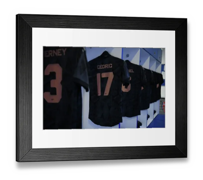Framed Print : Arsenal FC Prepares for Arsenal vs. Olympique Lyonnais in the Dubai Super Cup