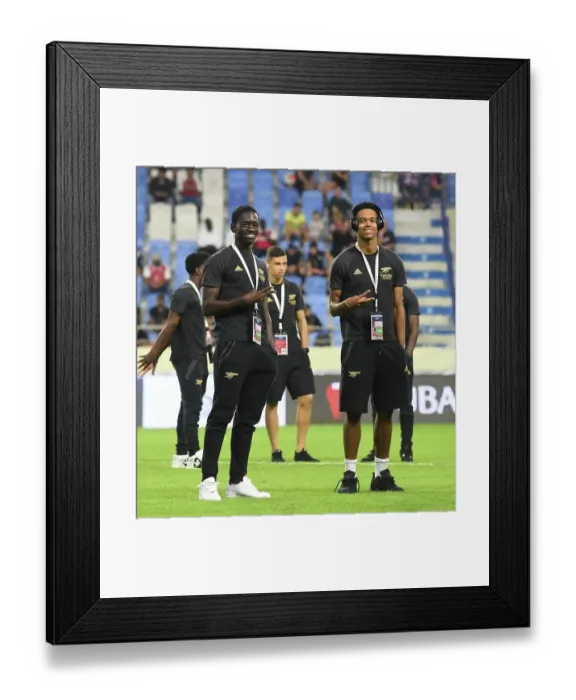 Framed Print : Arsenal vs. Olympique Lyonnais: Dubai Super Cup Showdown, 2022-23 Framed Print : Arsenal vs. Olympique Lyonnais: Dubai Super Cup Showdown, 2022-23