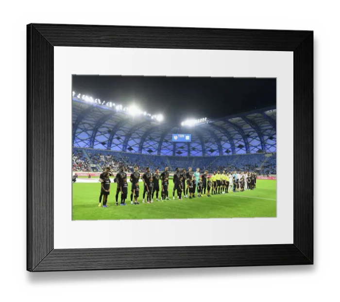 Framed Print : Arsenal vs. Olympique Lyonnais: Dubai Super Cup Clash, 2022 Framed Print : Arsenal vs. Olympique Lyonnais: Dubai Super Cup Clash, 2022