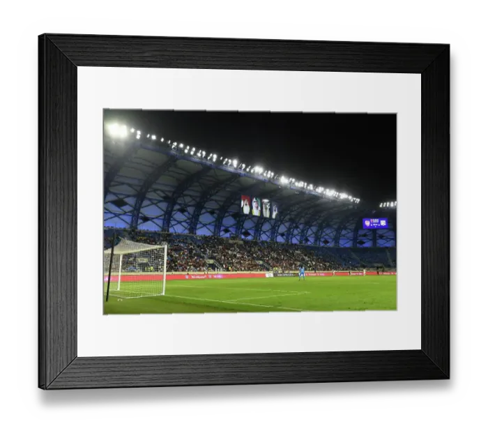 Framed Print : Arsenal vs. Olympique Lyonnais: Dubai Super Cup Showdown, United Arab Emirates (2022) Framed Print : Arsenal vs. Olympique Lyonnais: Dubai Super Cup Showdown, United Arab Emirates (2022)