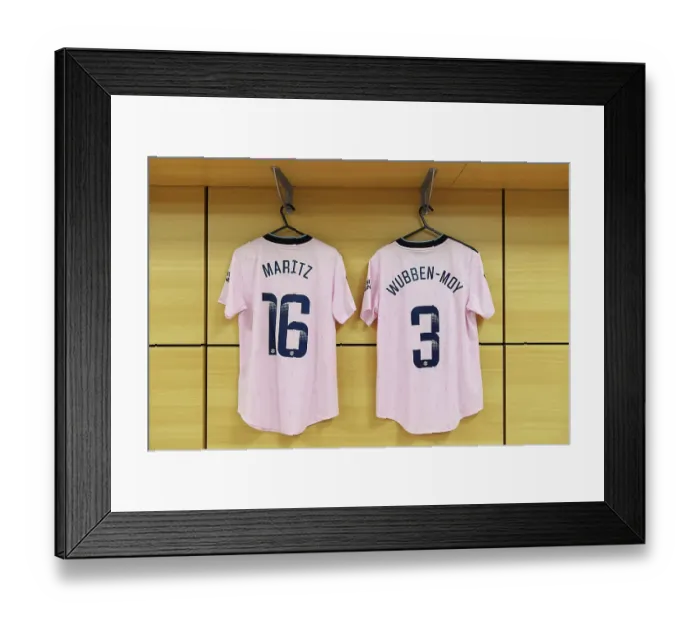 Framed Print : Arsenal's Maritz and Wubben-Moy Prepare for Aston Villa Showdown