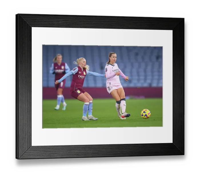Framed Print : Arsenal's Lia Walti in Action against Aston Villa in Barclays Women's Super League