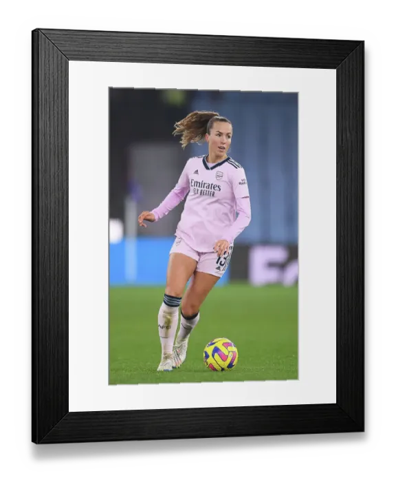 Framed Print : Arsenal's Lia Walti in Action against Aston Villa in Women's Super League Clash