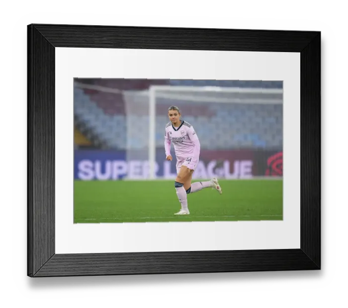 Framed Print : Arsenal Women vs. Aston Villa: Barclays FA WSL Clash at Villa Park (December 2022)
