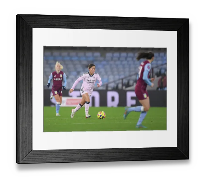 Framed Print : Mana Iwabuchi in Action: Arsenal vs. Aston Villa, Barclays Women's Super League, 2022-23 Framed Print : Mana Iwabuchi in Action: Arsenal vs. Aston Villa, Barclays Women's Super League, 2022-23