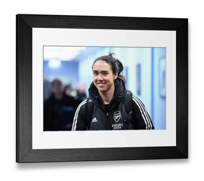 Framed Print : Arsenal Women's Team: Manuela Zinsberger Arrives at Villa Park Ahead of Aston Villa vs. Arsenal (Barclays Women's Super League, December 2022) Framed Print : Arsenal Women's Team: Manuela Zinsberger Arrives at Villa Park Ahead of Aston Villa vs. Arsenal (Barclays Women's Super League, December 2022)