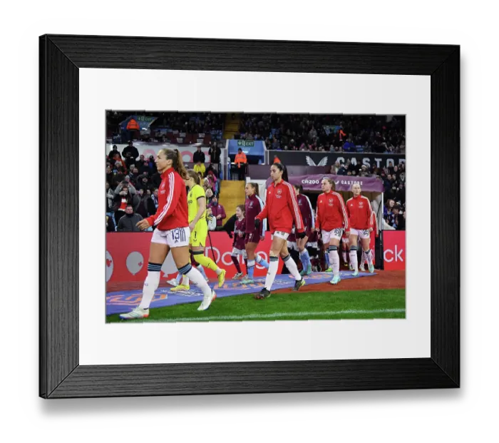 Framed Print : Arsenal Women Gear Up for Aston Villa Showdown in Barclays Super League