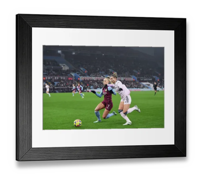 Framed Print : Steph Catley in Action: Arsenal vs. Aston Villa - Barclays Women's Super League Framed Print : Steph Catley in Action: Arsenal vs. Aston Villa - Barclays Women's Super League