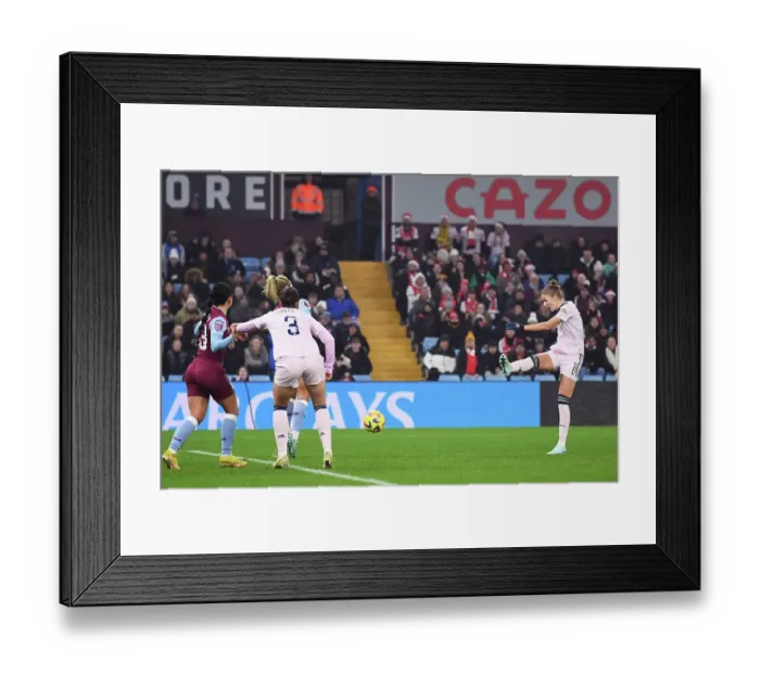 Framed Print : Arsenal's Vivianne Miedema Scores Second Goal Against Aston Villa in FA Women's Super League Framed Print : Arsenal's Vivianne Miedema Scores Second Goal Against Aston Villa in FA Women's Super League