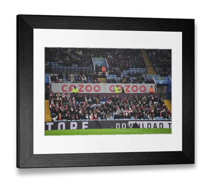 Framed Print : Arsenal Fans in Full Force at Aston Villa vs. Arsenal: Barclays Women's Super League Match, December 2022 Framed Print : Arsenal Fans in Full Force at Aston Villa vs. Arsenal: Barclays Women's Super League Match, December 2022