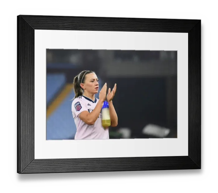 Framed Print : Arsenal's Katie McCabe Reacts After Aston Villa vs Arsenal Women's Super League Match Framed Print : Arsenal's Katie McCabe Reacts After Aston Villa vs Arsenal Women's Super League Match