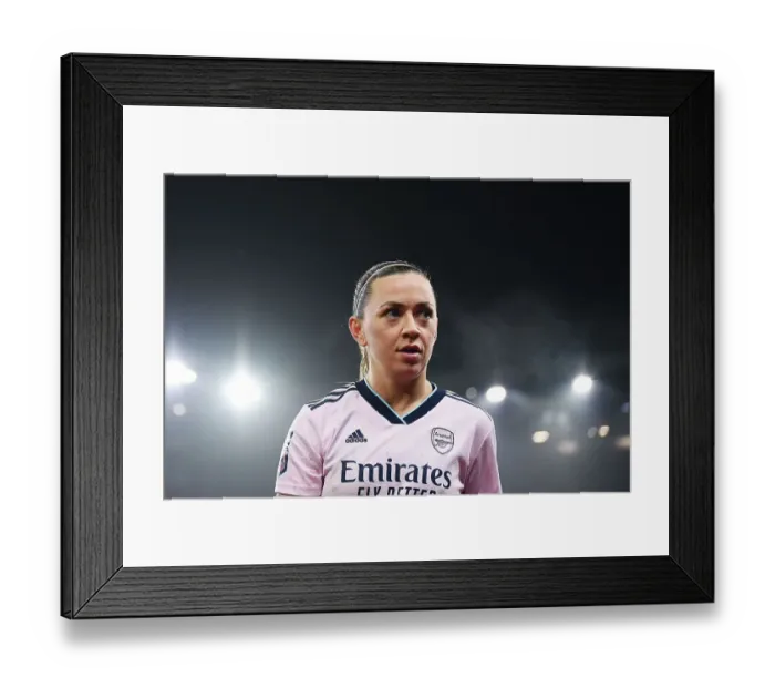 Framed Print : Arsenal's Katie McCabe in Action during Barclays Women's Super League Match vs Aston Villa Framed Print : Arsenal's Katie McCabe in Action during Barclays Women's Super League Match vs Aston Villa