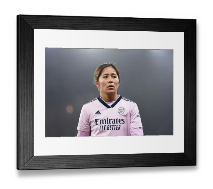 Framed Print : Mana Iwabuchi in Action: Aston Villa vs. Arsenal, Barclays Women's Super League, 2022-23