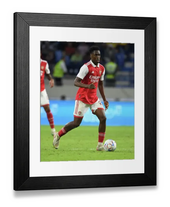 Framed Print : Arsenal vs AC Milan: Dubai Super Cup Showdown, 2022