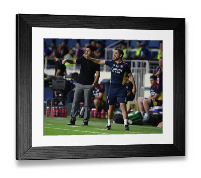 Framed Print : Arsenal vs AC Milan: Dubai Super Cup Showdown, 2022 Framed Print : Arsenal vs AC Milan: Dubai Super Cup Showdown, 2022