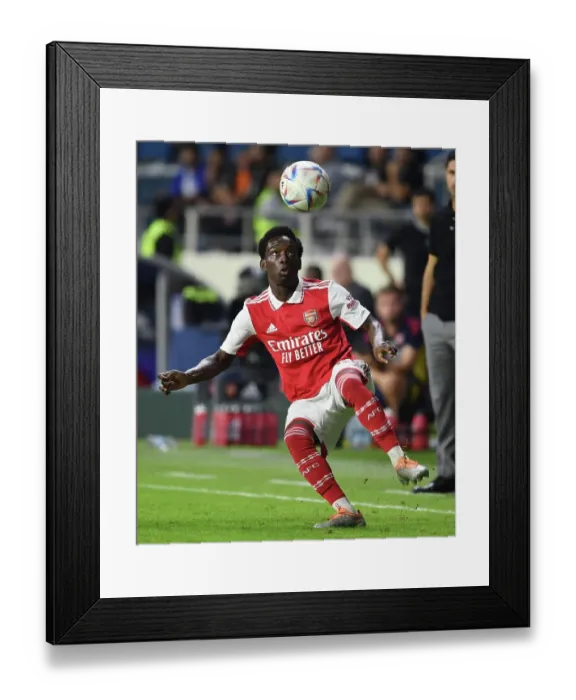 Framed Print : Arsenal vs. AC Milan: Dubai Super Cup Showdown, 2022