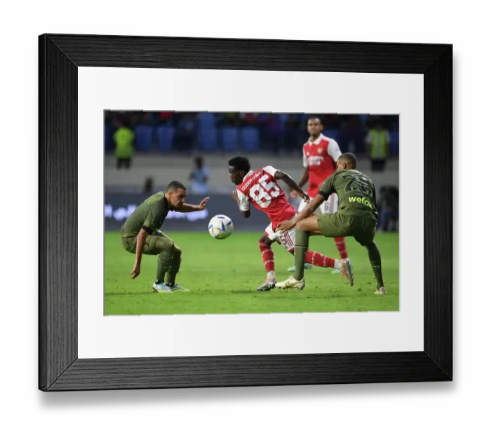 Framed Print : Arsenal vs AC Milan: Battle for Supremacy - Dubai Super Cup Clash (2022-23) Framed Print : Arsenal vs AC Milan: Battle for Supremacy - Dubai Super Cup Clash (2022-23)