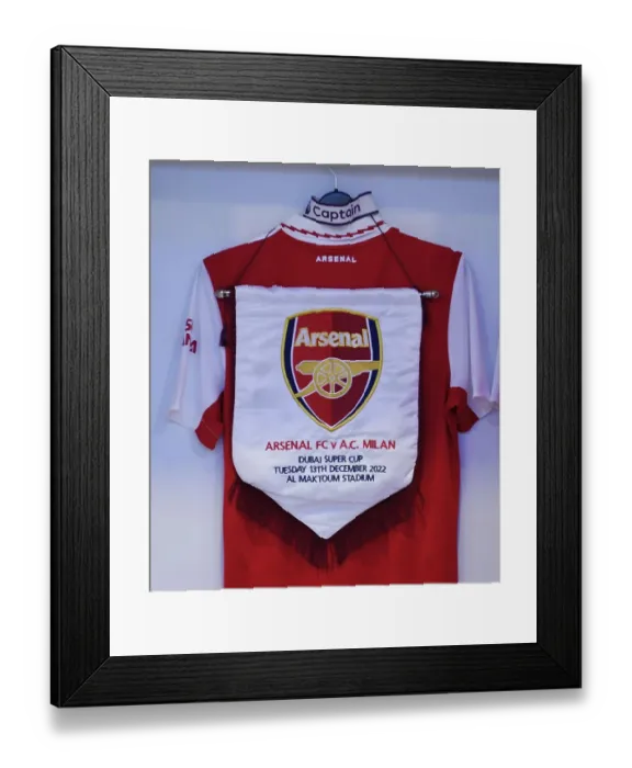 Framed Print : Arsenal FC: Pre-Match Preparations vs AC Milan - Dubai Super Cup 2022-23 Framed Print : Arsenal FC: Pre-Match Preparations vs AC Milan - Dubai Super Cup 2022-23