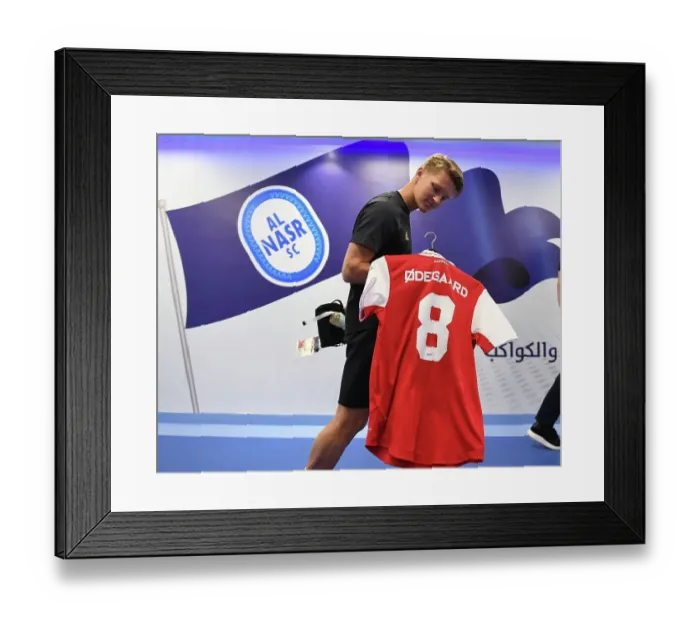 Framed Print : Arsenal vs AC Milan: Dubai Super Cup Showdown, 2022 Framed Print : Arsenal vs AC Milan: Dubai Super Cup Showdown, 2022