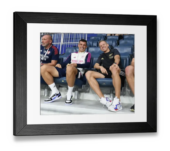 Framed Print : Arsenal vs AC Milan: Dubai Super Cup Clash (2022-23) Framed Print : Arsenal vs AC Milan: Dubai Super Cup Clash (2022-23)