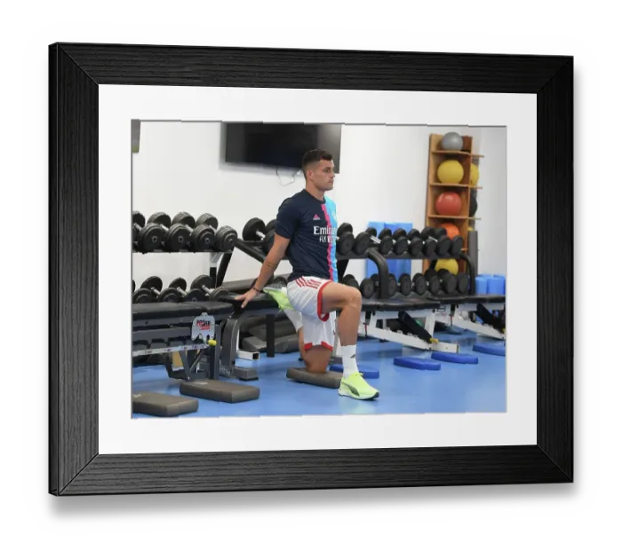 Framed Print : Granit Xhaka's Intensive Training: Arsenal FC Prepares for AC Milan Showdown at Dubai Super Cup, 2022 Framed Print : Granit Xhaka's Intensive Training: Arsenal FC Prepares for AC Milan Showdown at Dubai Super Cup, 2022
