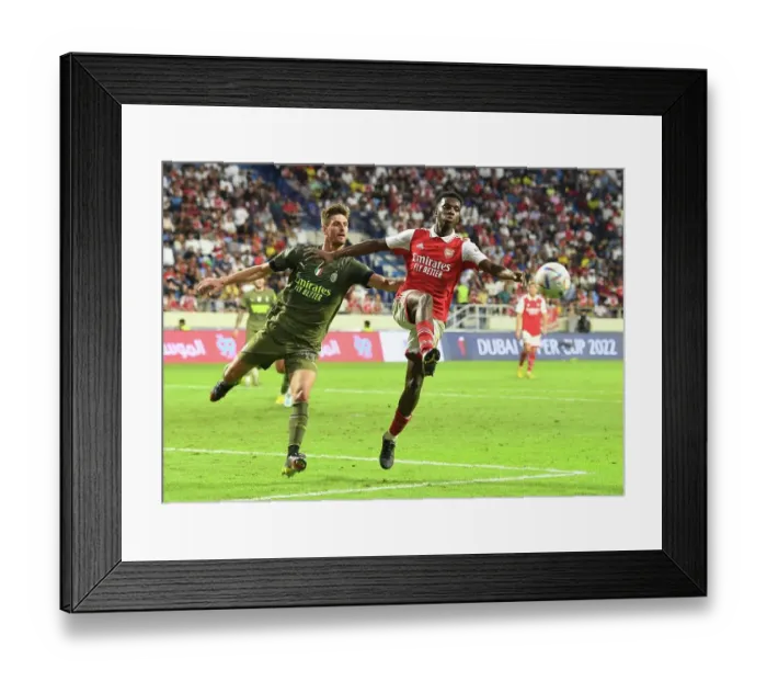 Framed Print : Arsenal vs. AC Milan: Clash in the Dubai Super Cup Framed Print : Arsenal vs. AC Milan: Clash in the Dubai Super Cup