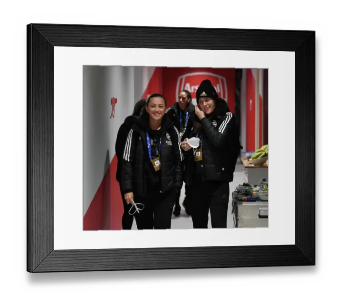 Framed Print : Arsenal FC: Kim Little's Unwavering Focus Before Champions League Clash with Olympique Lyonnais