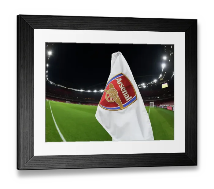 Framed Print : Arsenal vs. Olympique Lyonnais: A Champions League Showdown at Emirates Stadium Framed Print : Arsenal vs. Olympique Lyonnais: A Champions League Showdown at Emirates Stadium