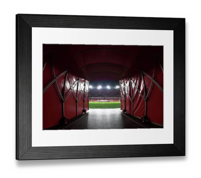 Framed Print : Arsenal's Kim Little: Unwavering Focus Before Champions League Showdown with Olympique Lyonnais (2022-23)
