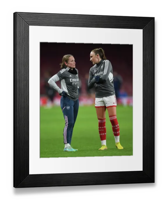 Framed Print : Arsenal FC: Kim Little's Unwavering Focus Before UWCL Clash with Olympique Lyonnais
